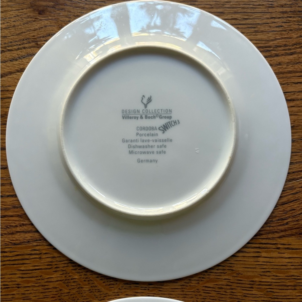 Villeroy & Boch Cordoba- Design Collection - Switch 3- Set of 4 salad plates - Picture 12 of 15